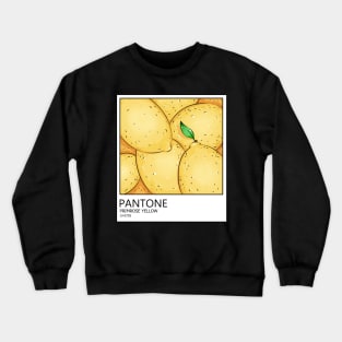 PANTONE color. primrose yellow lemons Crewneck Sweatshirt